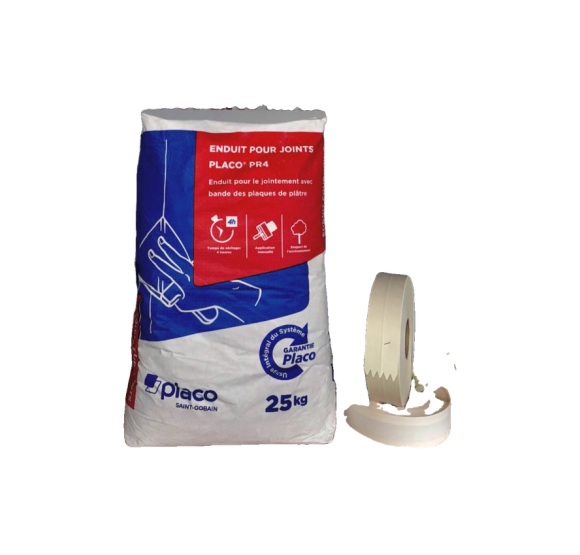 Enduit à joints Placo 24H – 25 kg - détail produit