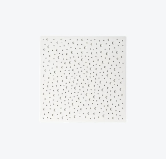 Dalle plafond acoustique perforée 600 × 600 mm - détail produit
