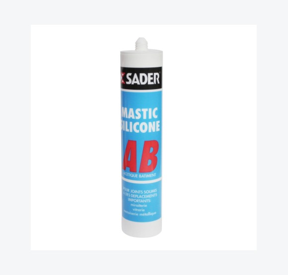 Mastic Silicone Ab Translucide 310 Ml - détail produit