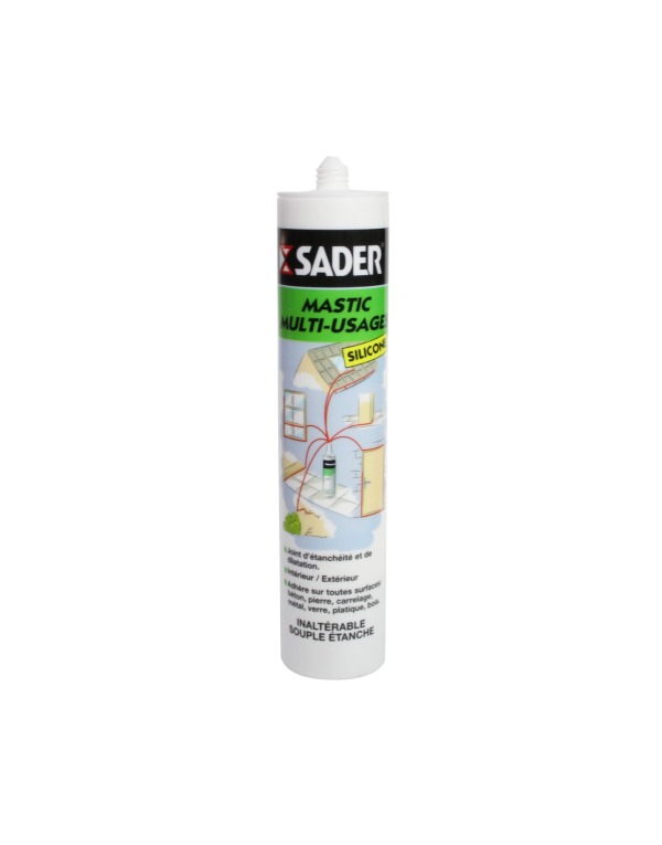 Mastic Silicone Multi-Usage Blanc 280 Ml