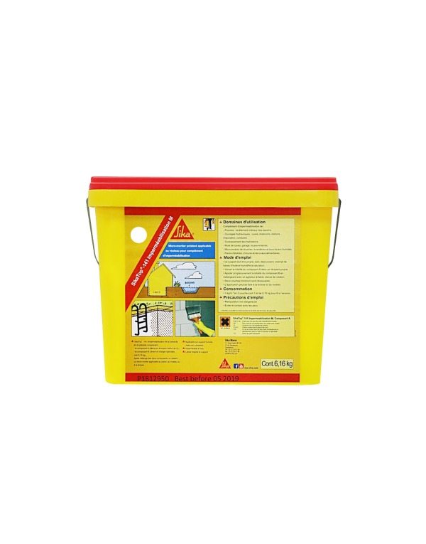 Sikatop 141 Impermeabilisation M Kit De 6.16Kg Blanc En Seau