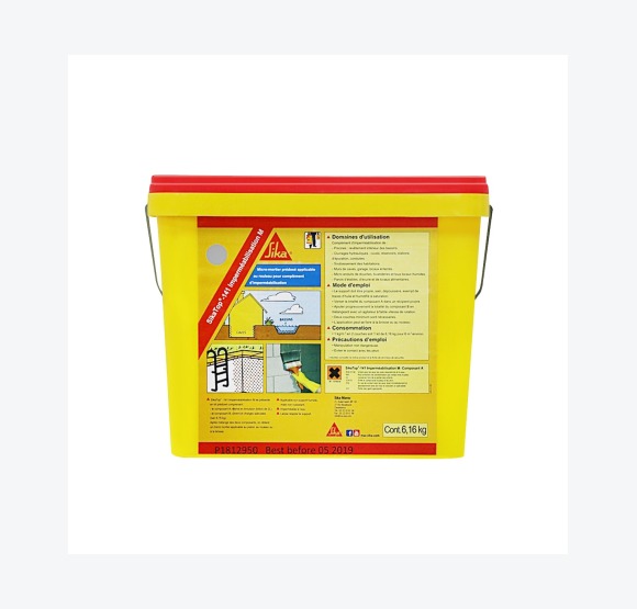 Sikatop 141 Impermeabilisation M Kit De 6.16Kg Gris En Seau - détail produit
