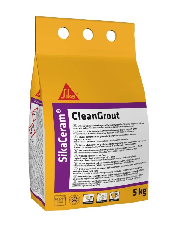 Sikaceram Clean Grout Blanc Mortier De Jointement 5Kg