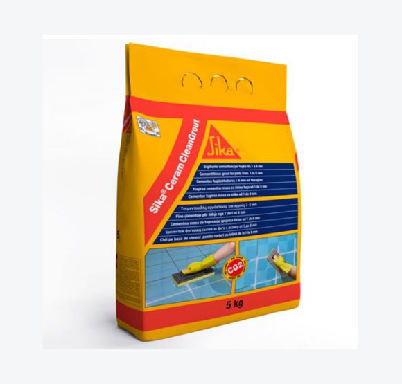 Sikaceram Clean Grout Mortier De Jointement Beige 5Kg - détail produit