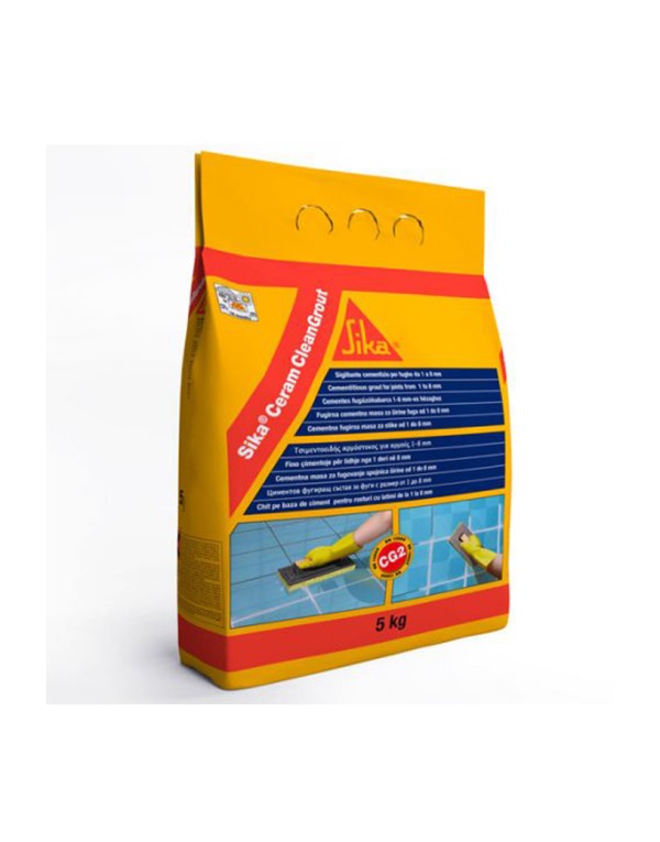 Sikaceram Clean Grout Mortier De Jointement Beige 5Kg