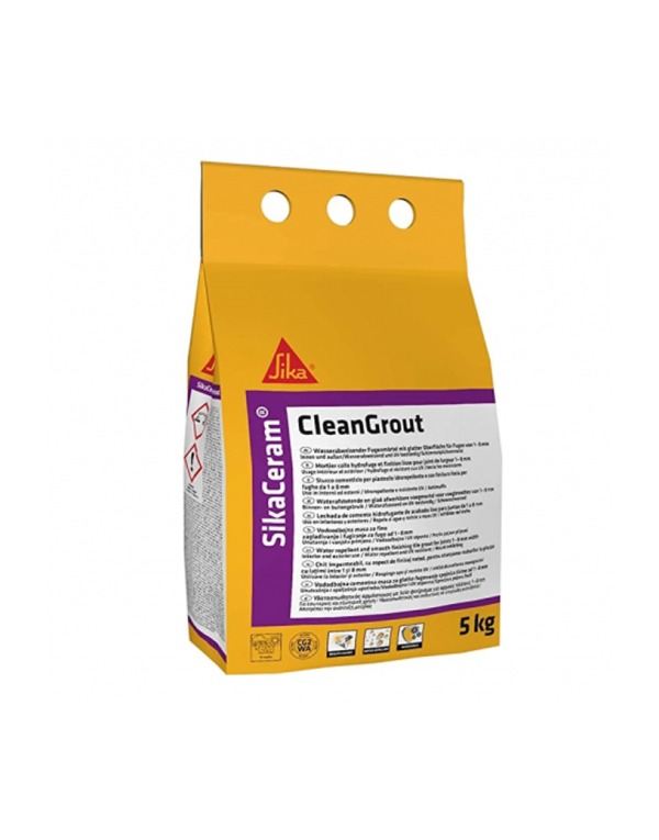 Sikaceram Clean Grout Mortier De Jointement Caramel 5Kg