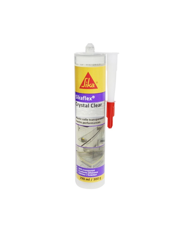 Sikaflex-112 Crystal Clear Mastic-Colle Transparent 290 Ml