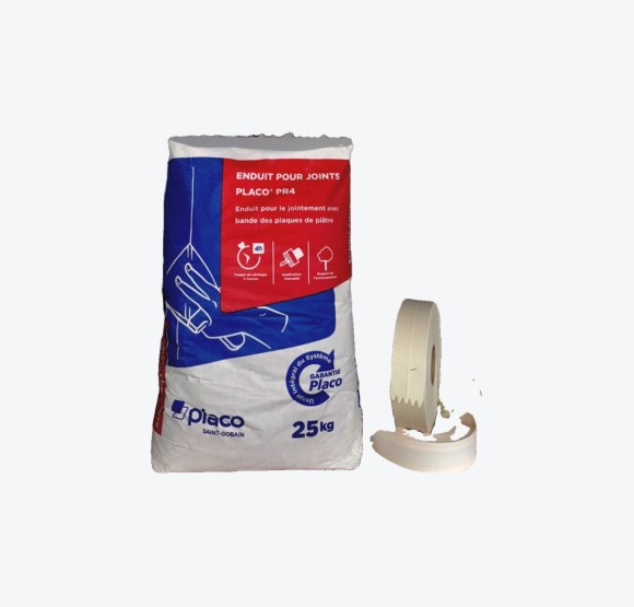 Enduit pour joints Placo PR4 – 25 kg - détail produit