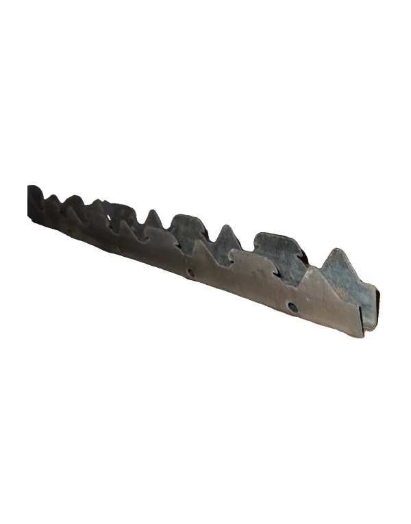Rail cranté pour plafond fixe – 3 m