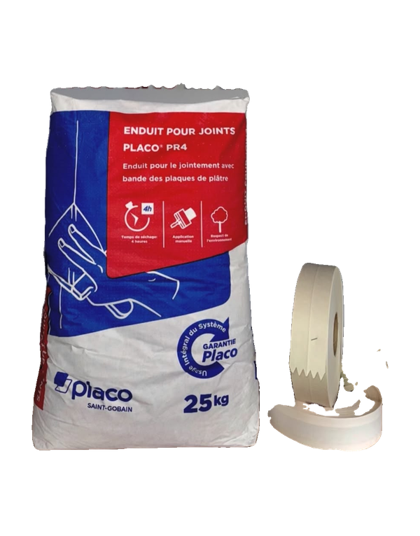 Enduit pour joints Placo PR4 – 25 kg